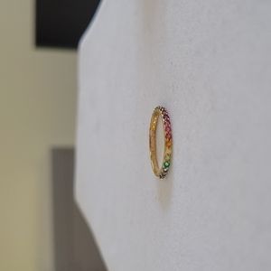 Origami Owl rainbow crystal ring